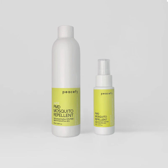 【peacefy】PMD 艾草防蚊液｜60ml隨身瓶＋250ml補充瓶