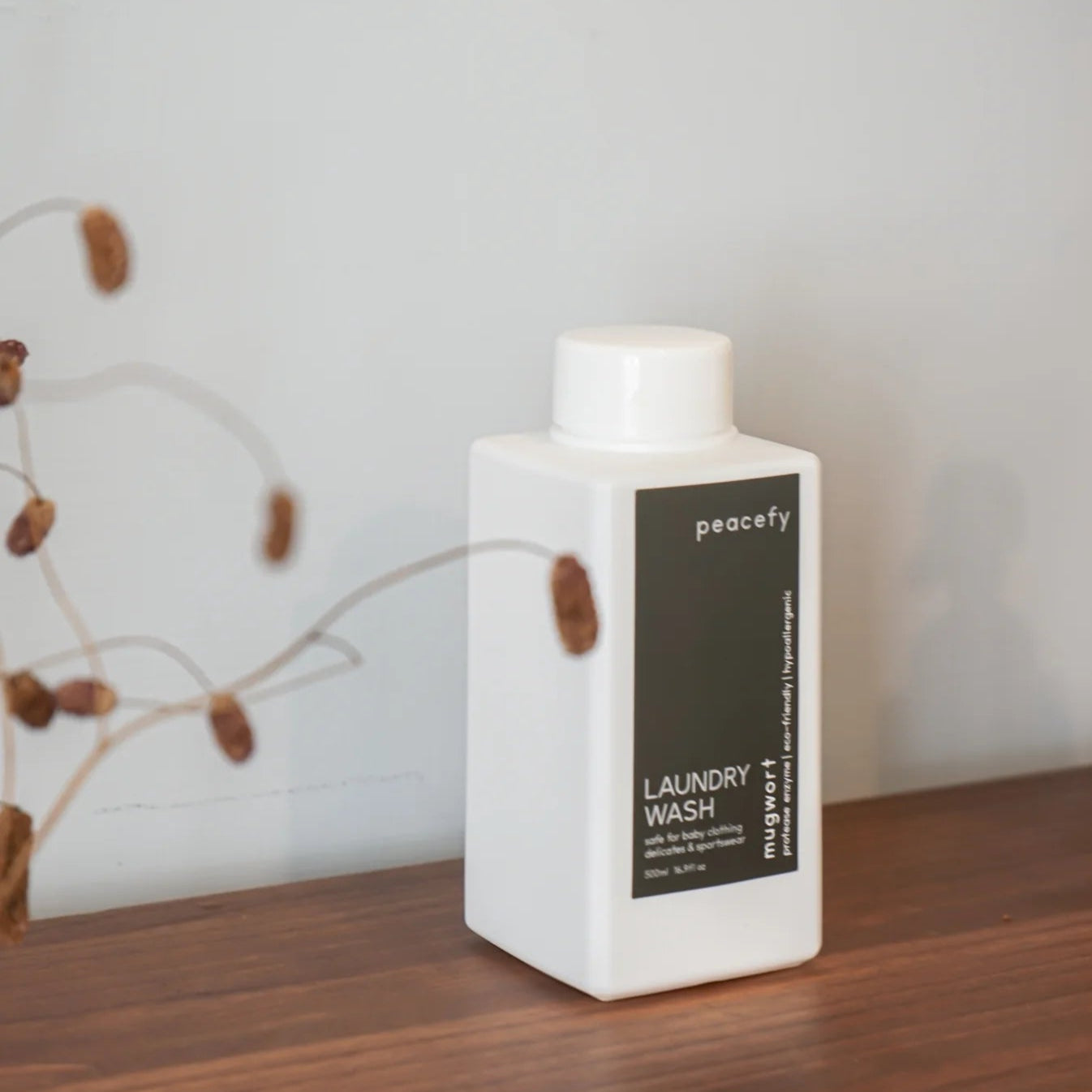 【peacefy】艾草洗衣液｜居家瓶 500ml 天然植萃洗衣精