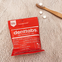 將圖片載入圖庫檢視器 【Denttabs】德國天然護理牙膏錠(125錠草莓)
